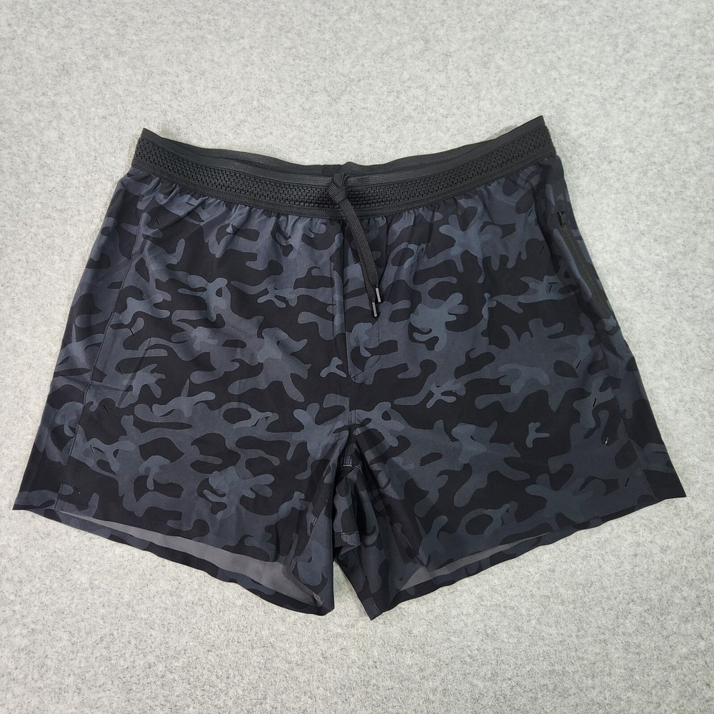 Ten Thousand Session Shorts Mens Size XXL Black Camo Side Zip Pocket Drawstring